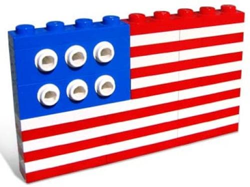 LEGO 10042 U.S. Flag