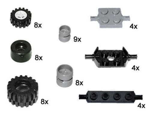 LEGO 10048 Small Wheels and Axles