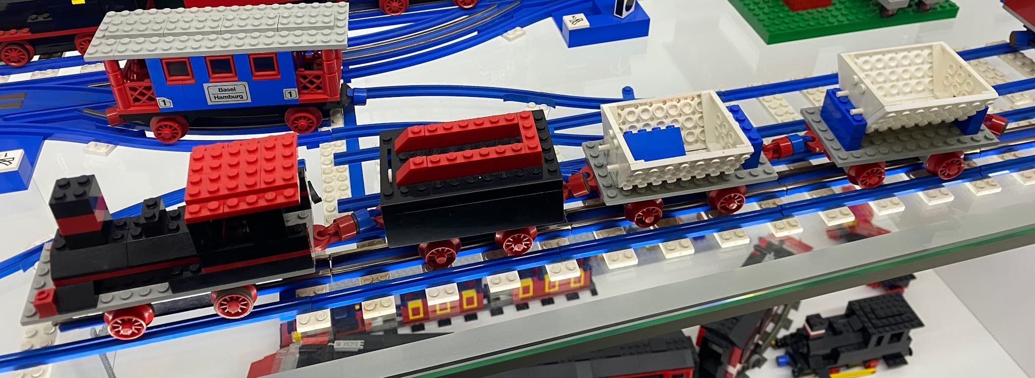 LEGO 120 Complete Freight Train Set with Tipper Trucks