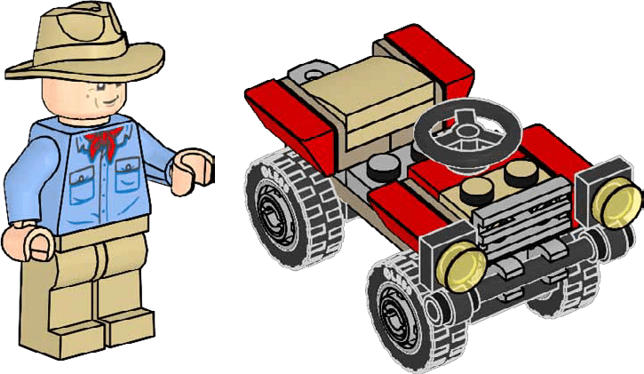 LEGO 122408 Alan Grant with Quad