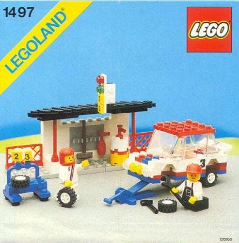 LEGO 1497 Pitstop and Crew