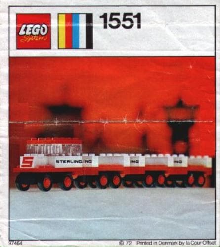 LEGO 1551-2 Sterling Baggage Train