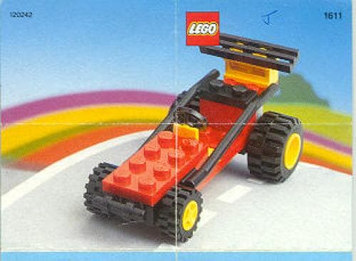 LEGO 1611 Red Race Car