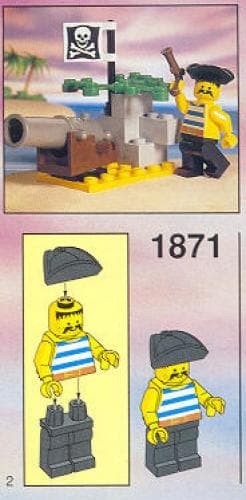 LEGO 1871 Pirate's Cannon