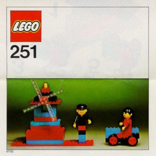 LEGO 251 Windmill with miller and wife