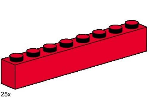 LEGO 3482 1x8 Red Bricks