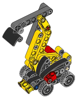 LEGO 412504 Wheeled Excavator