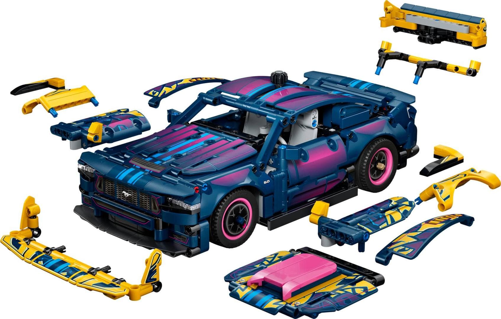 LEGO 42236 Custom Garage Ford GT Mustang
