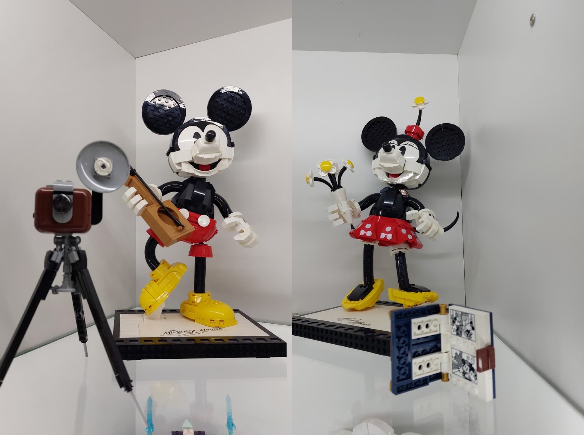 LEGO 43179 Mickey Mouse and Minnie Mouse Buildable Characters