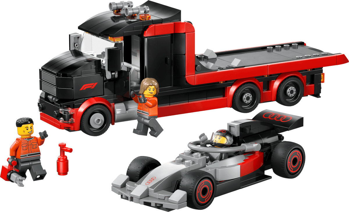 LEGO 60493 F1 Display Truck with Audi F1 Race Car