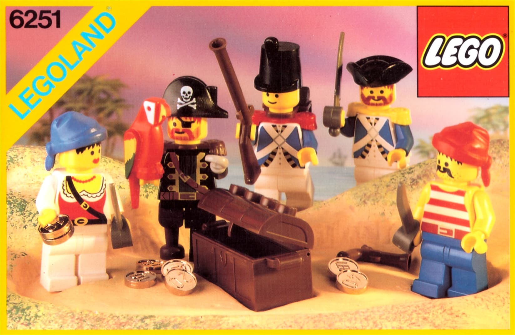 LEGO 6251 Pirate Minifigures