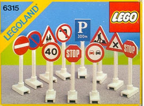 LEGO 6315 Road Signs