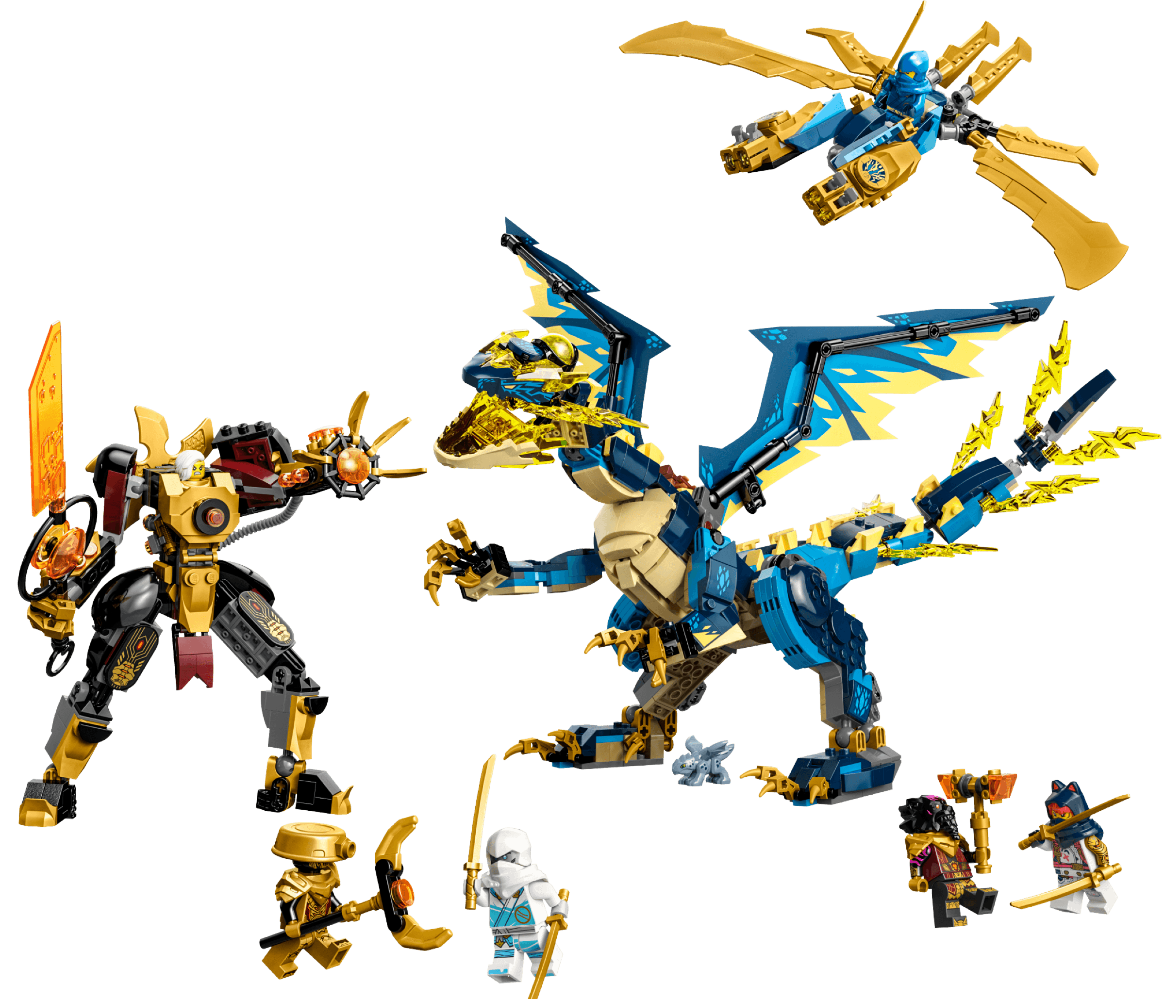 LEGO 71796 Elemental Dragon vs. The Empress Mech