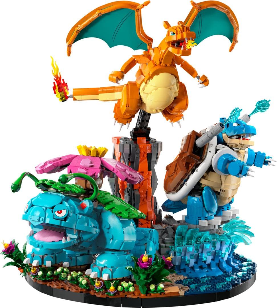 LEGO 72153 Venusaur, Charizard and Blastoise