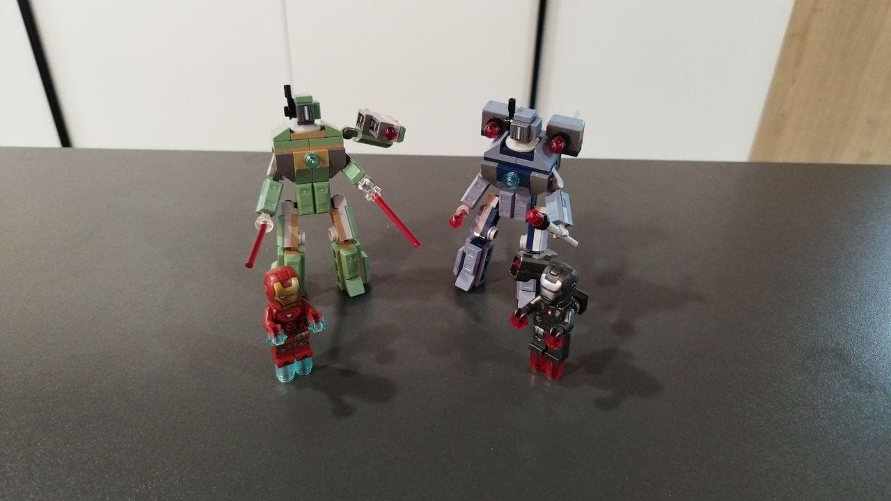 LEGO 76320 Iron Man & War Machine vs. Hammer Drones