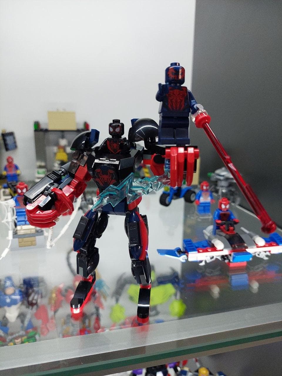LEGO 76337 Miles Morales Mech vs. Spider-Man 2099