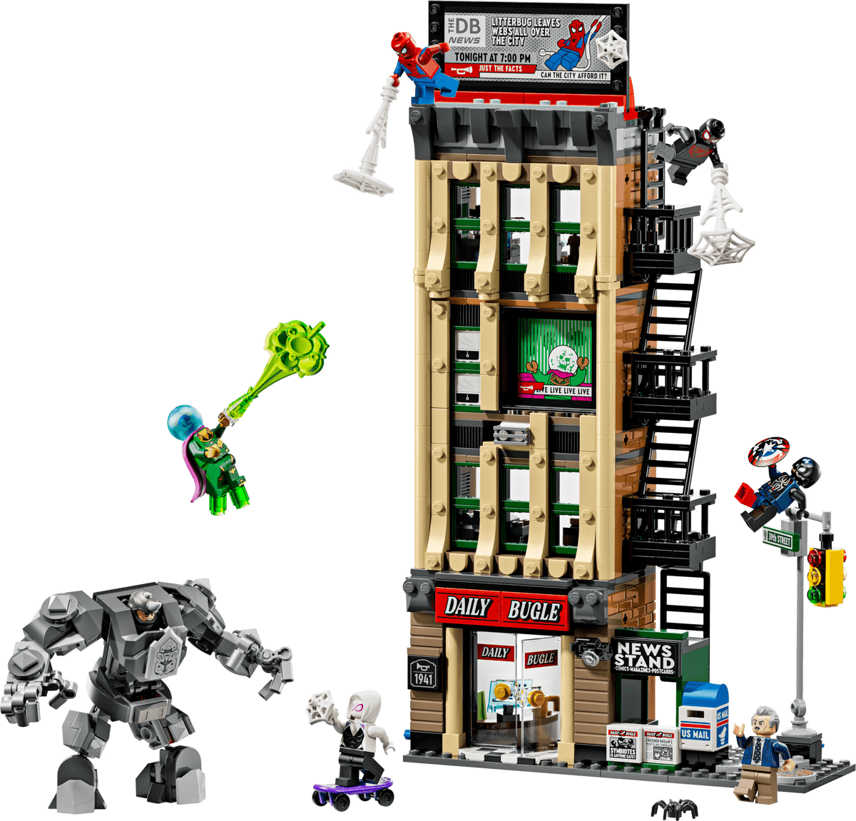 LEGO 76342 Spider-Man vs. Mysterio: The Daily Bugle