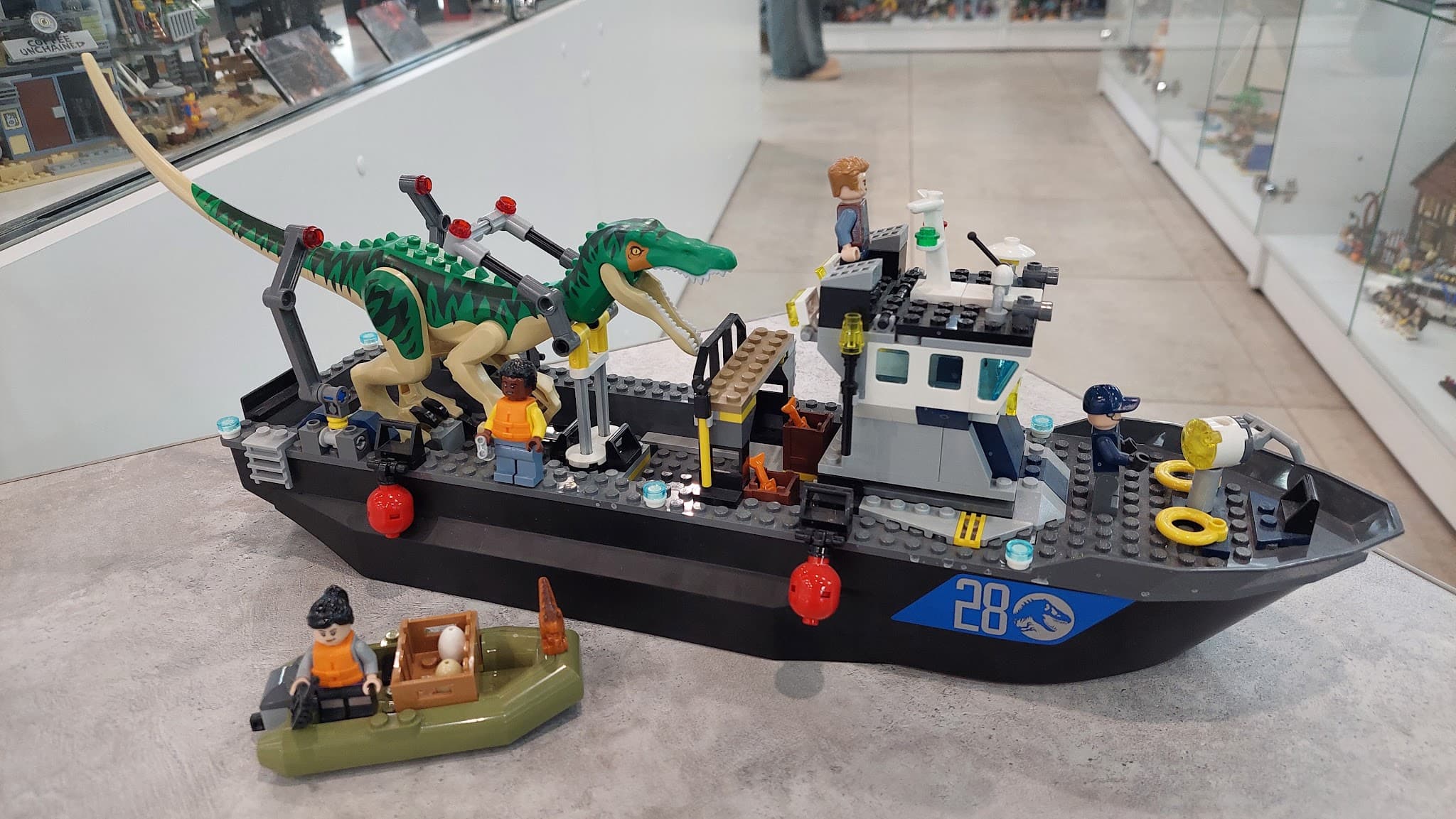 LEGO 76942 Baryonyx Dinosaur Boat Escape