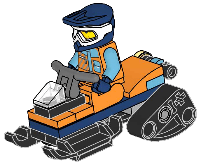 LEGO 952512 Snowmobile
