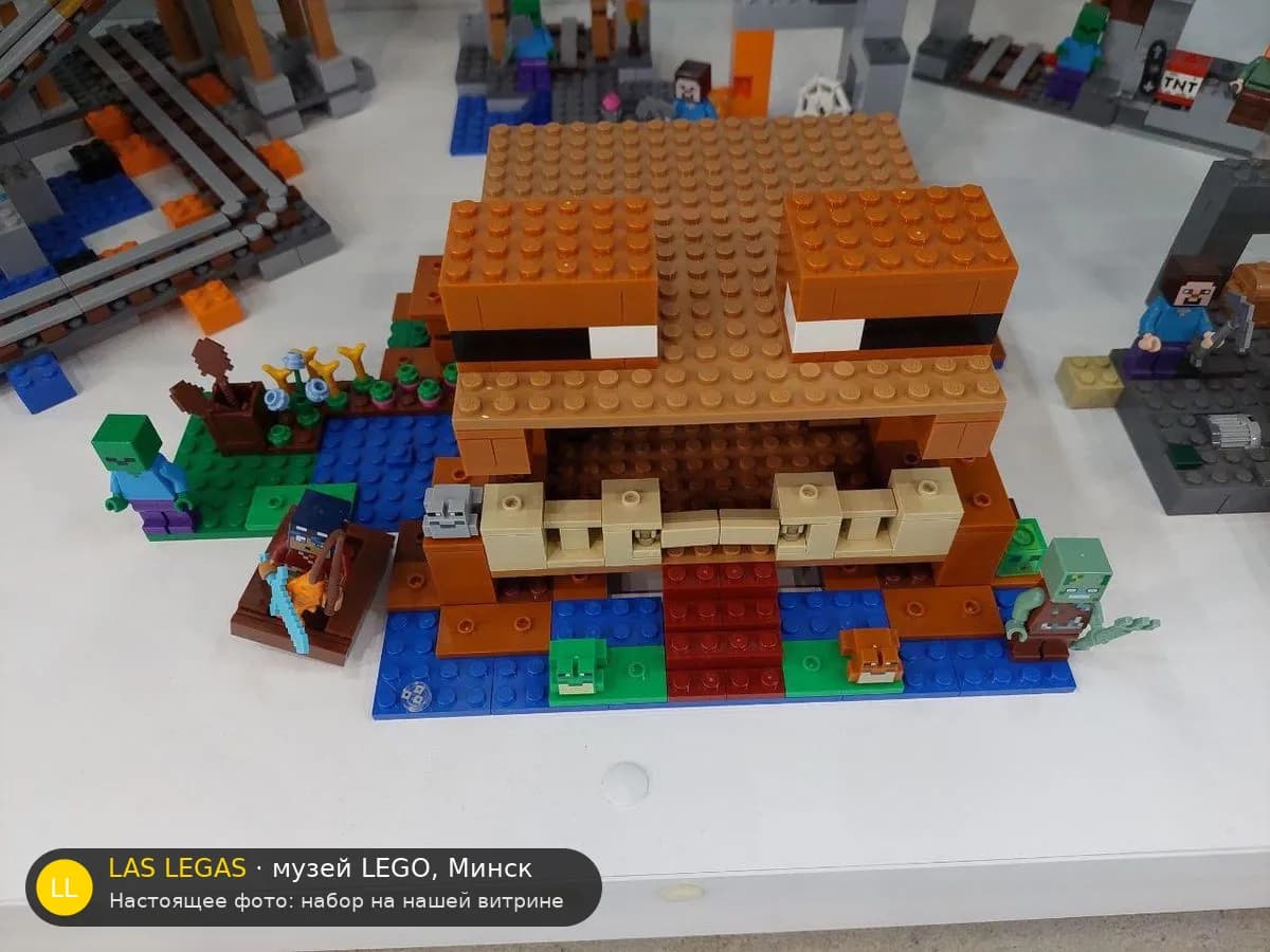 LEGO 21256 Дом лягушки (The Frog House) на витрине музея Las Legas