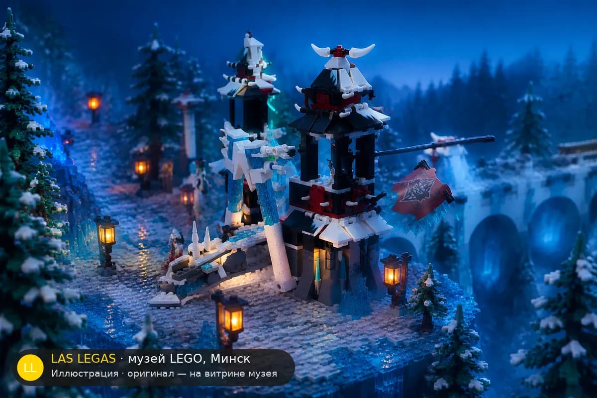 Иллюстрация: LEGO 70678 Замок Покинутого Императора в диораме своего сюжета
