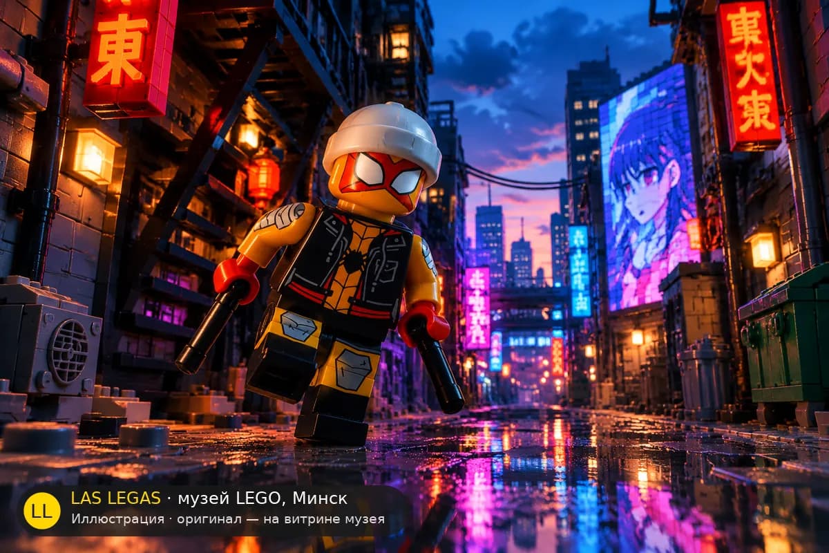 Иллюстрация: LEGO 71050 Минифигурки LEGO 71050 в диораме своего сюжета