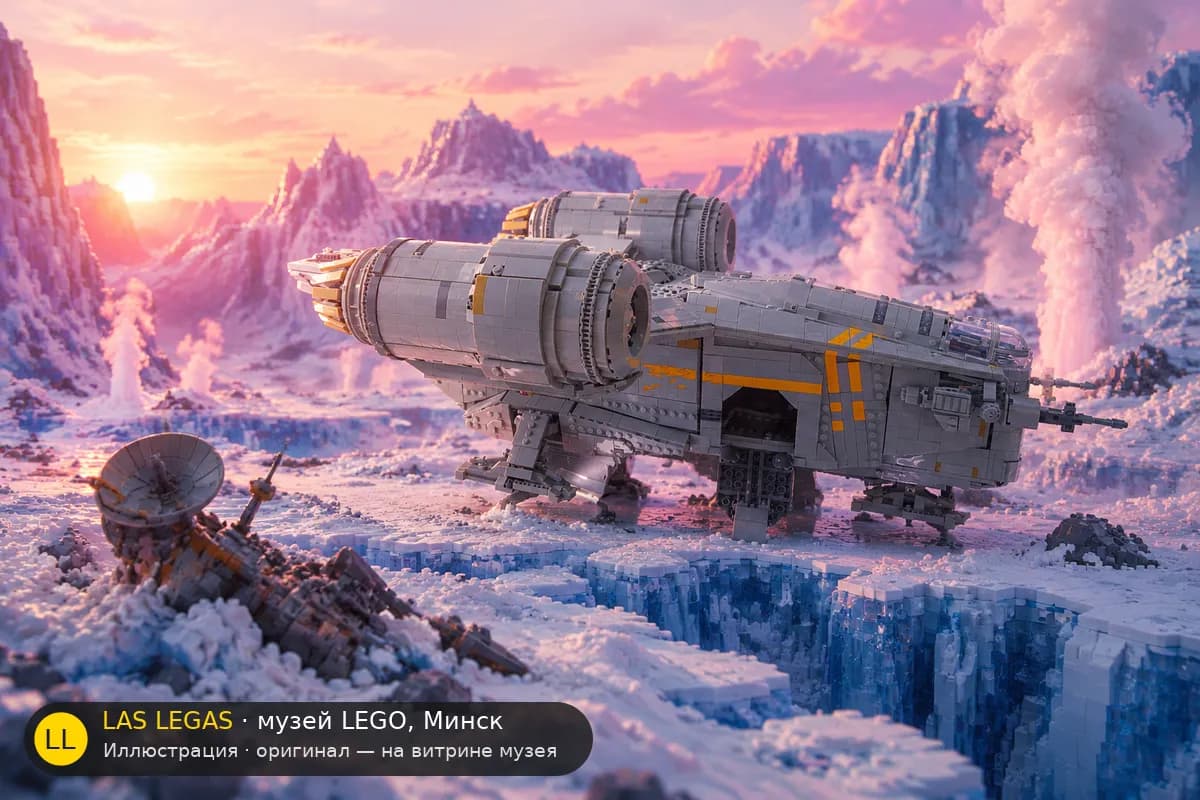 Иллюстрация: LEGO 75331 Лезвие бритвы в диораме своего сюжета
