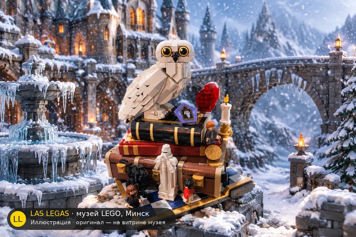 Иллюстрация: LEGO 76466 Философский камень — Коллекционное издание в диораме своего сюжета