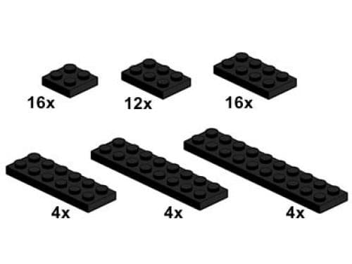 LEGO 10057 Black Plates