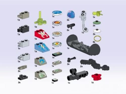 LEGO 3750 Life On Mars Accessories