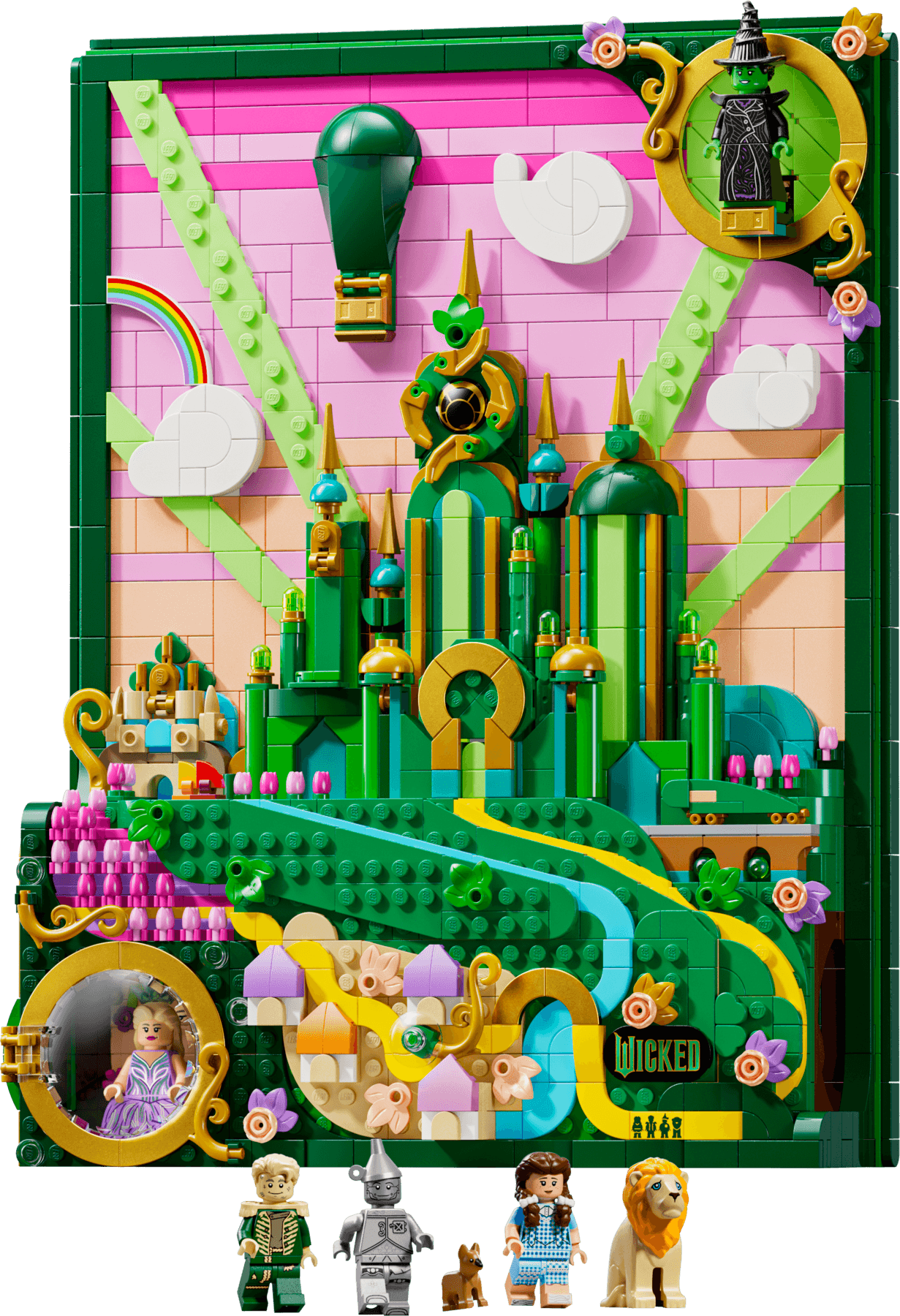 LEGO 75685 Emerald City Wall Art