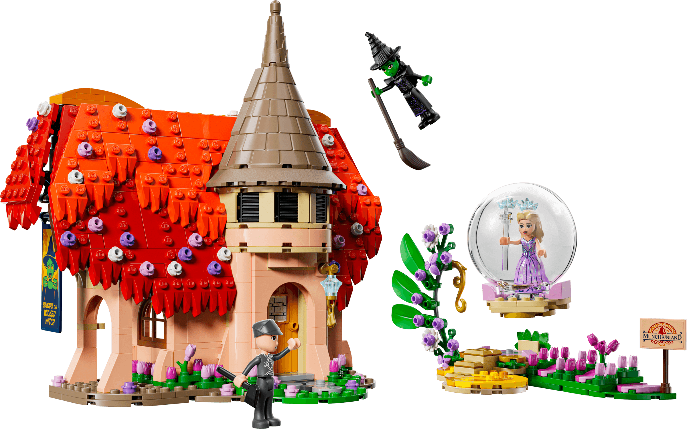 LEGO 75690 Glinda & Elphaba Visit Munchkinland