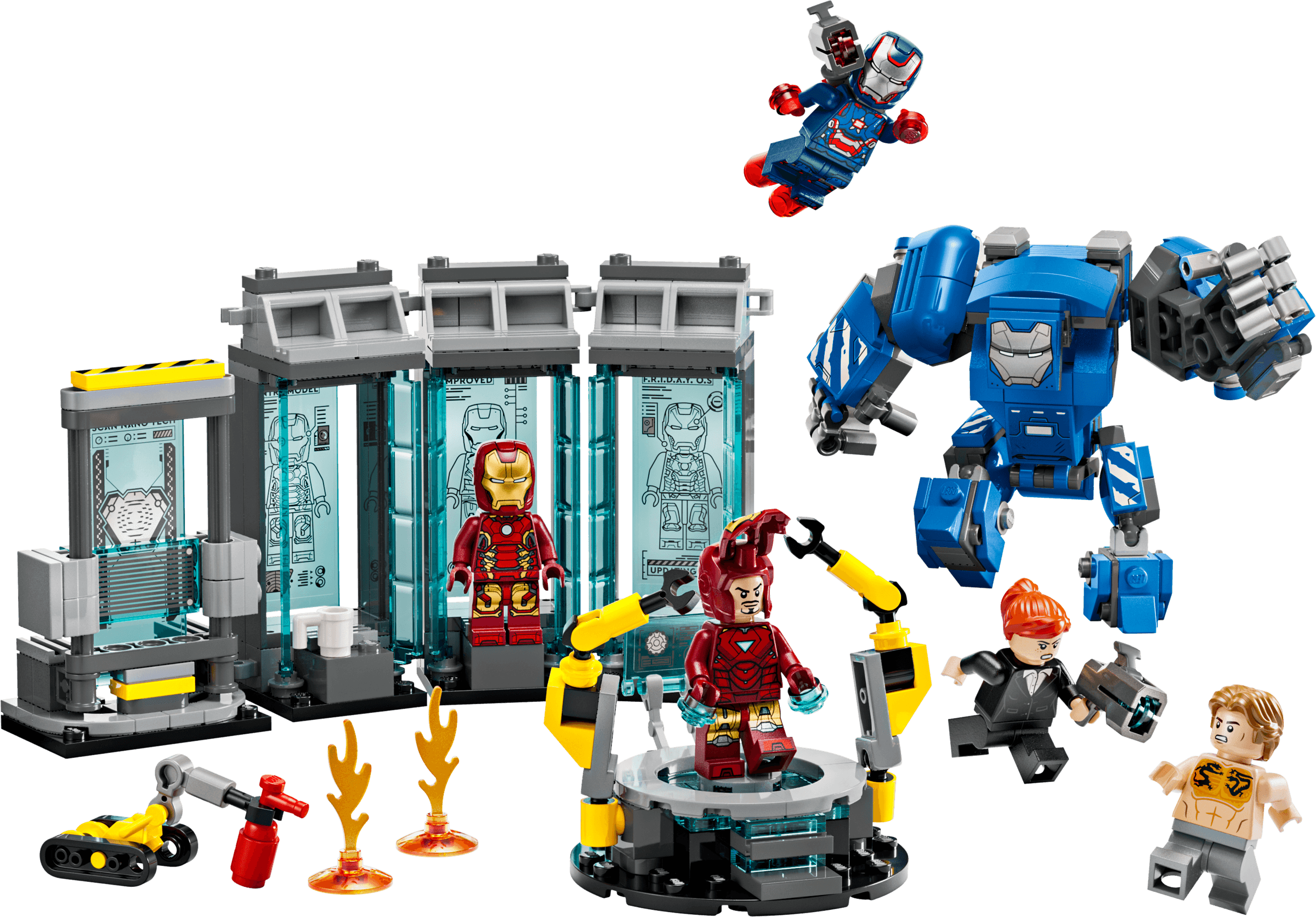 LEGO 76315 Iron Man's Laboratory: Hall of Armor