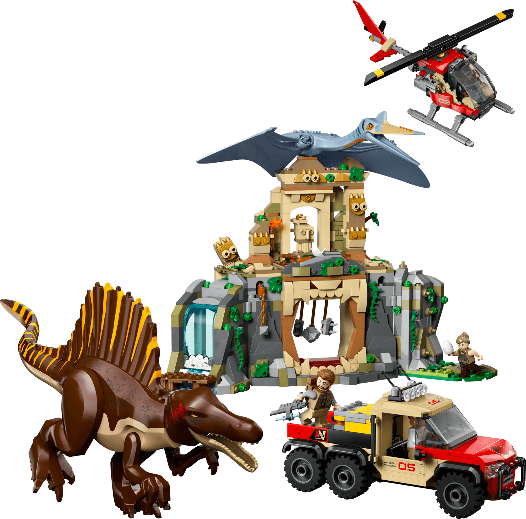 LEGO 76976 Spinosaurus & Quetzalcoatlus Air Mission