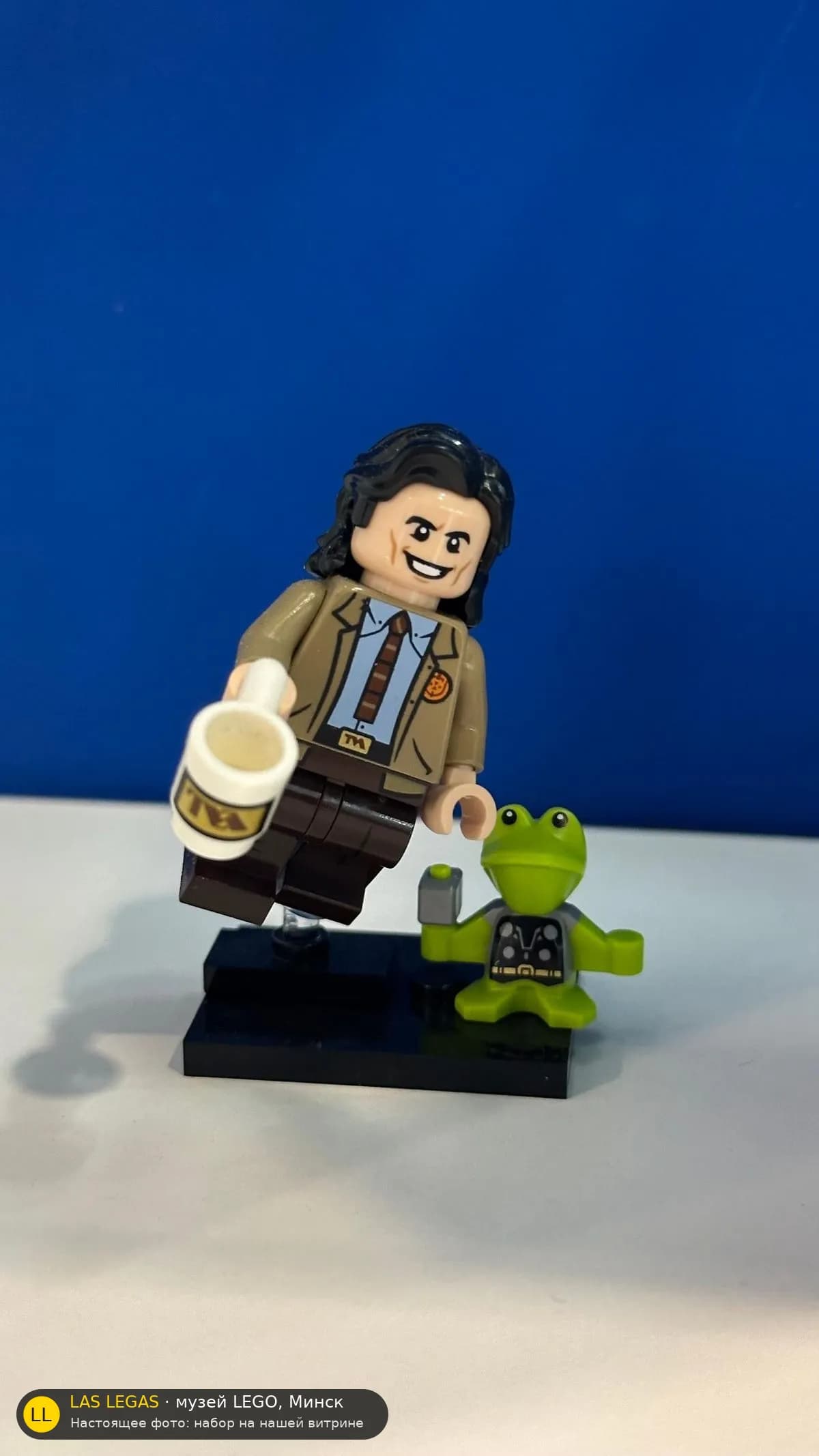 LEGO 71031 Локи (Loki) на витрине музея Las Legas