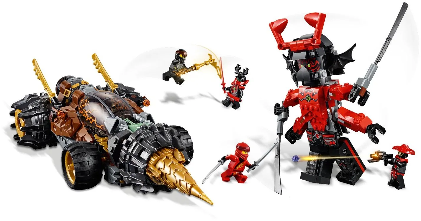 Cole's Earth Driller 70669, серия Ninjago, 587 деталей, 2019 год