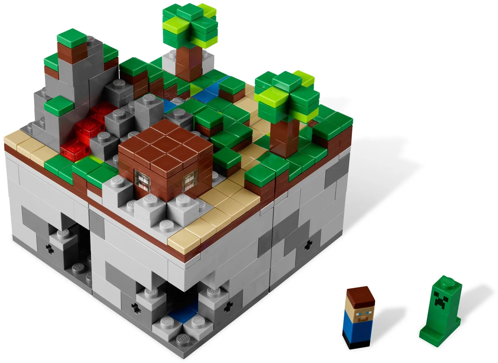 Minecraft Micro World - The Forest 21102, серия Ideas, 480 деталей, 2012 год