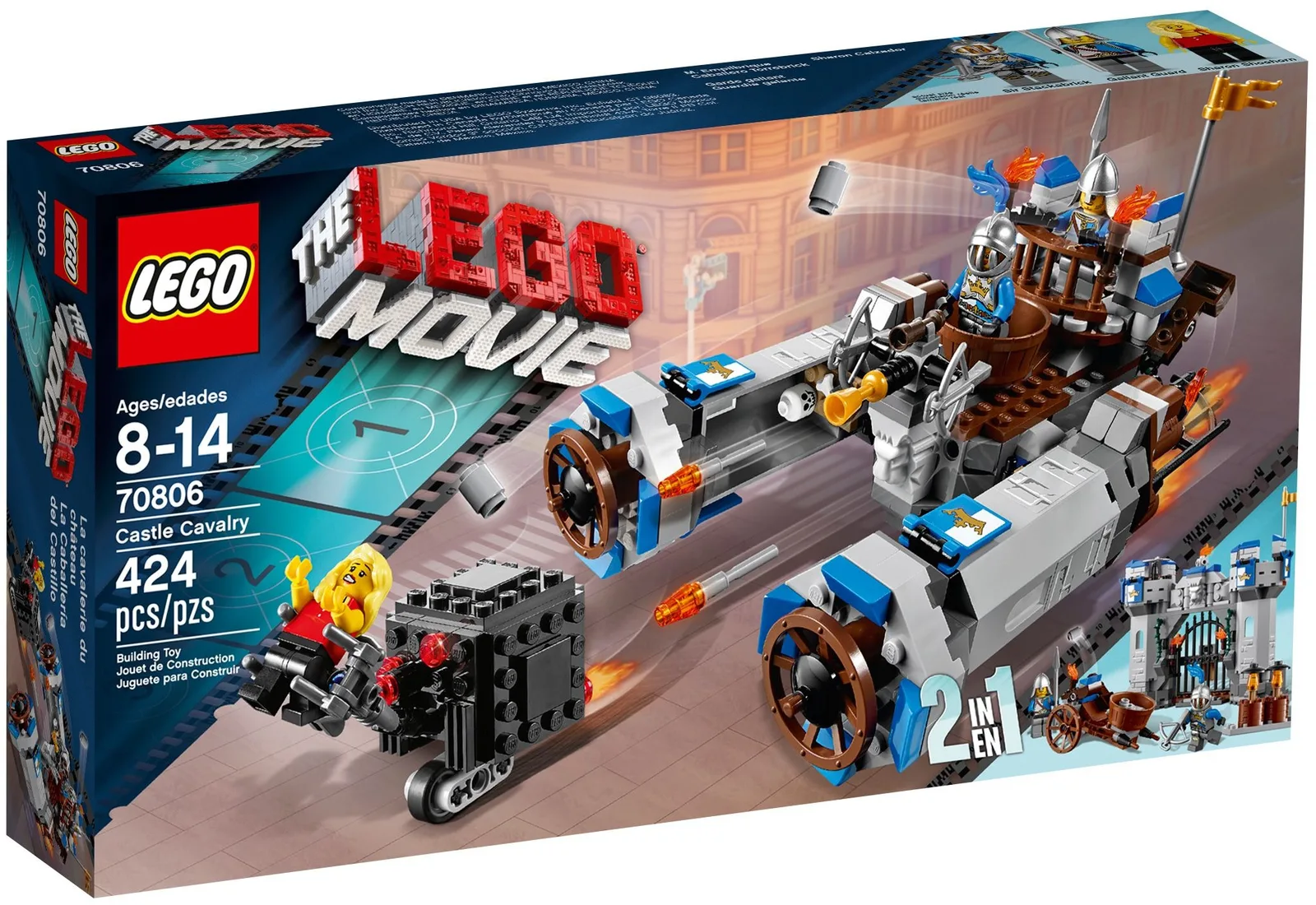 Castle Cavalry 70806, серия The LEGO Movie, 424 детали, 2014 год