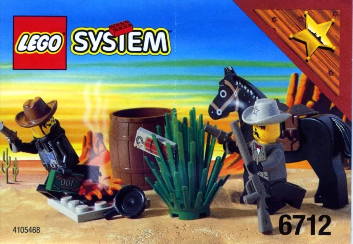Sheriff's Showdown 6712, серия Western, 28 деталей, 1996 год