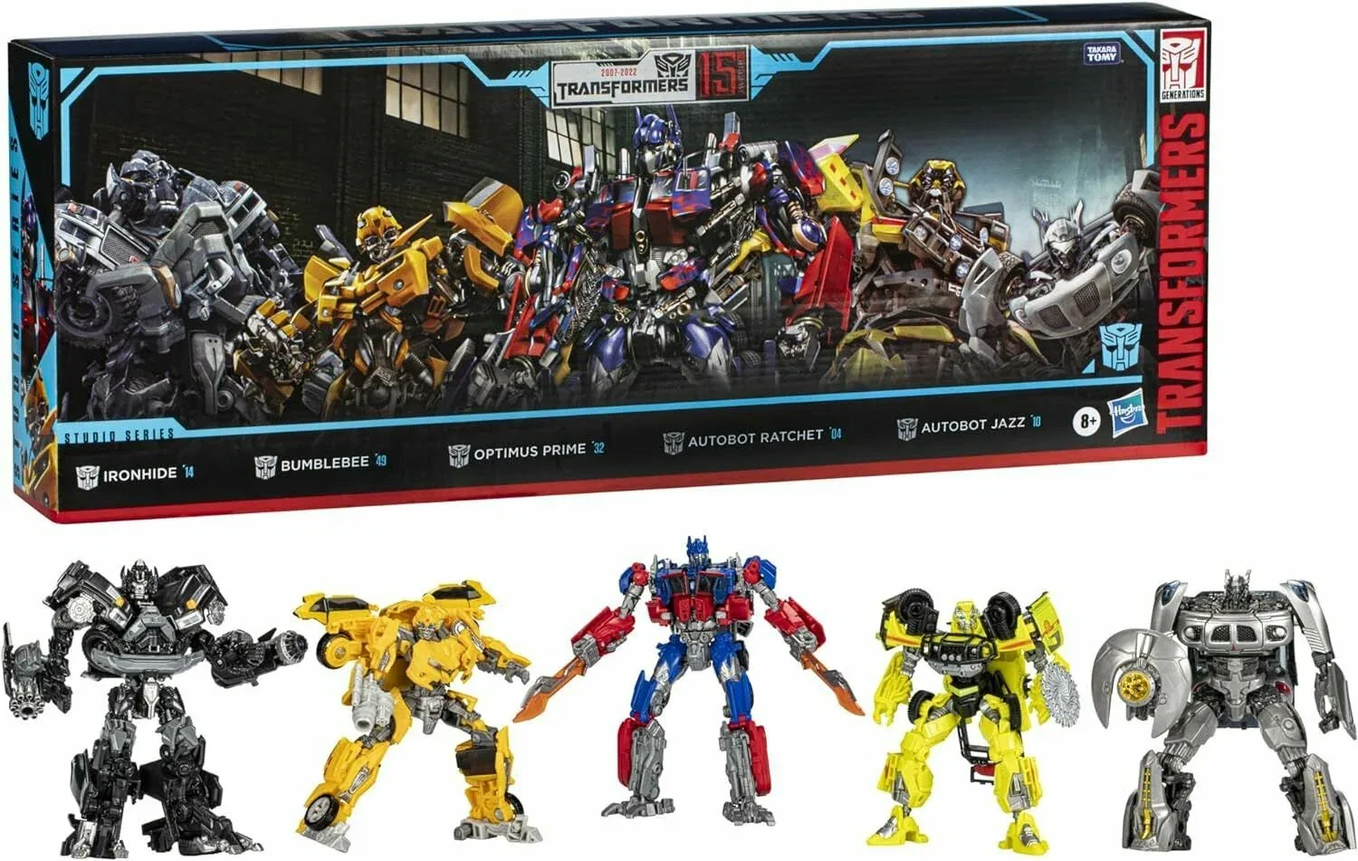 Игрушки компании Hasbro. Права на выпуск оригинальных игрушек «Трансформеры» принадлежат двум компаниям: американской корпорации Hasbro (на мировой рынок, кроме Азии) и японской компании Takara Tomy (на азиатский рынок)