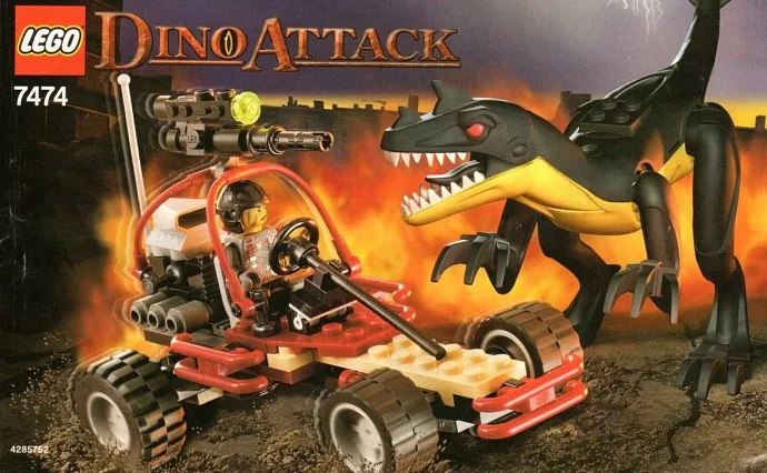 Urban Avenger vs. Raptor 7474, серия Dino Attack, 87 деталей, 2005 год