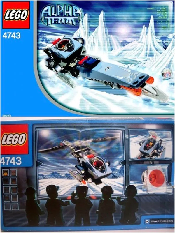 Ice Blade 4743, серия Alpha Team, 108 деталей, 2004 год