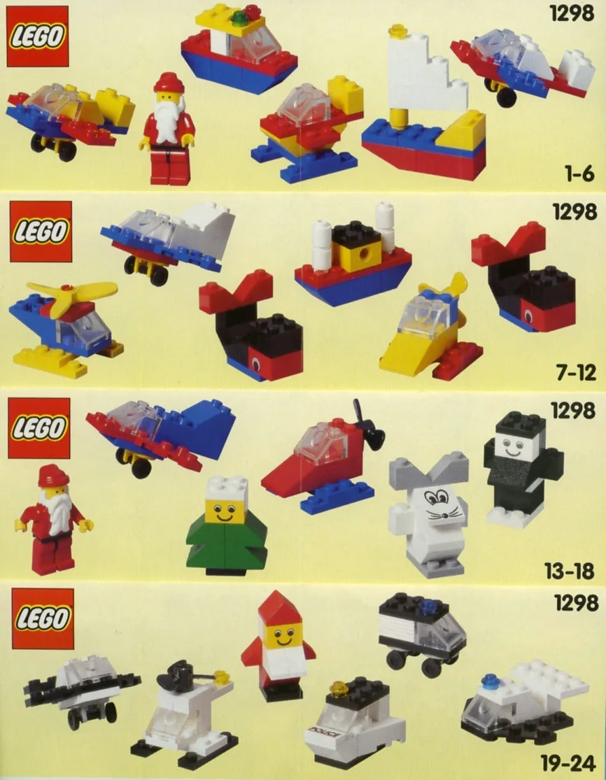 Advent Calendar 1298, серия Classic, 158 деталей, 1998 год