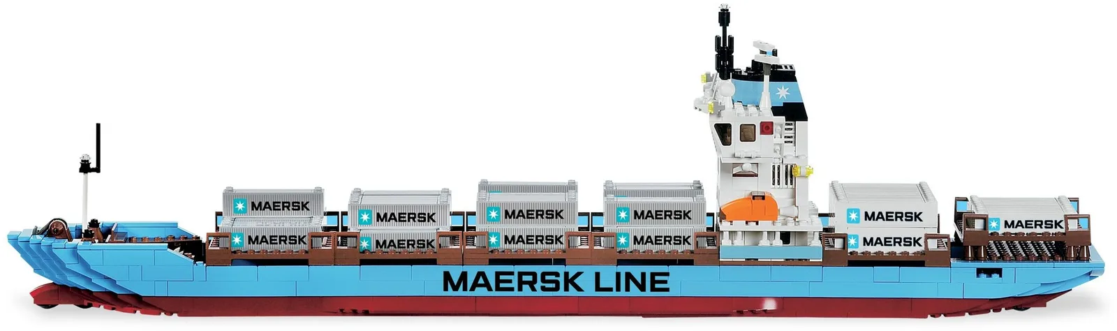 Maersk Line Container Ship 10155, серия Advanced models, 990 деталей, 2010 год