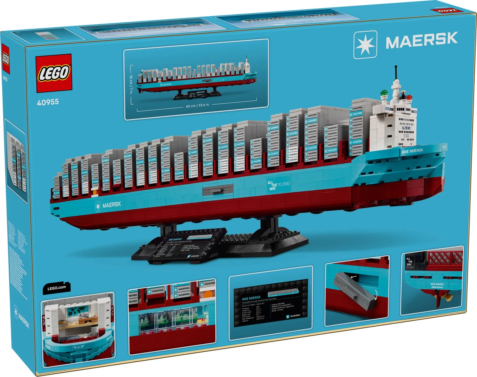 Maersk Dual-Fuel Container Vessel 40955, серия Miscellaneous, 1516 деталей, 2026 год