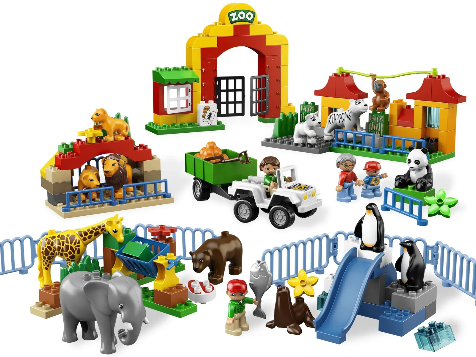 The Big Zoo 6157, серия Duplo, 147 деталей, 2012 год
