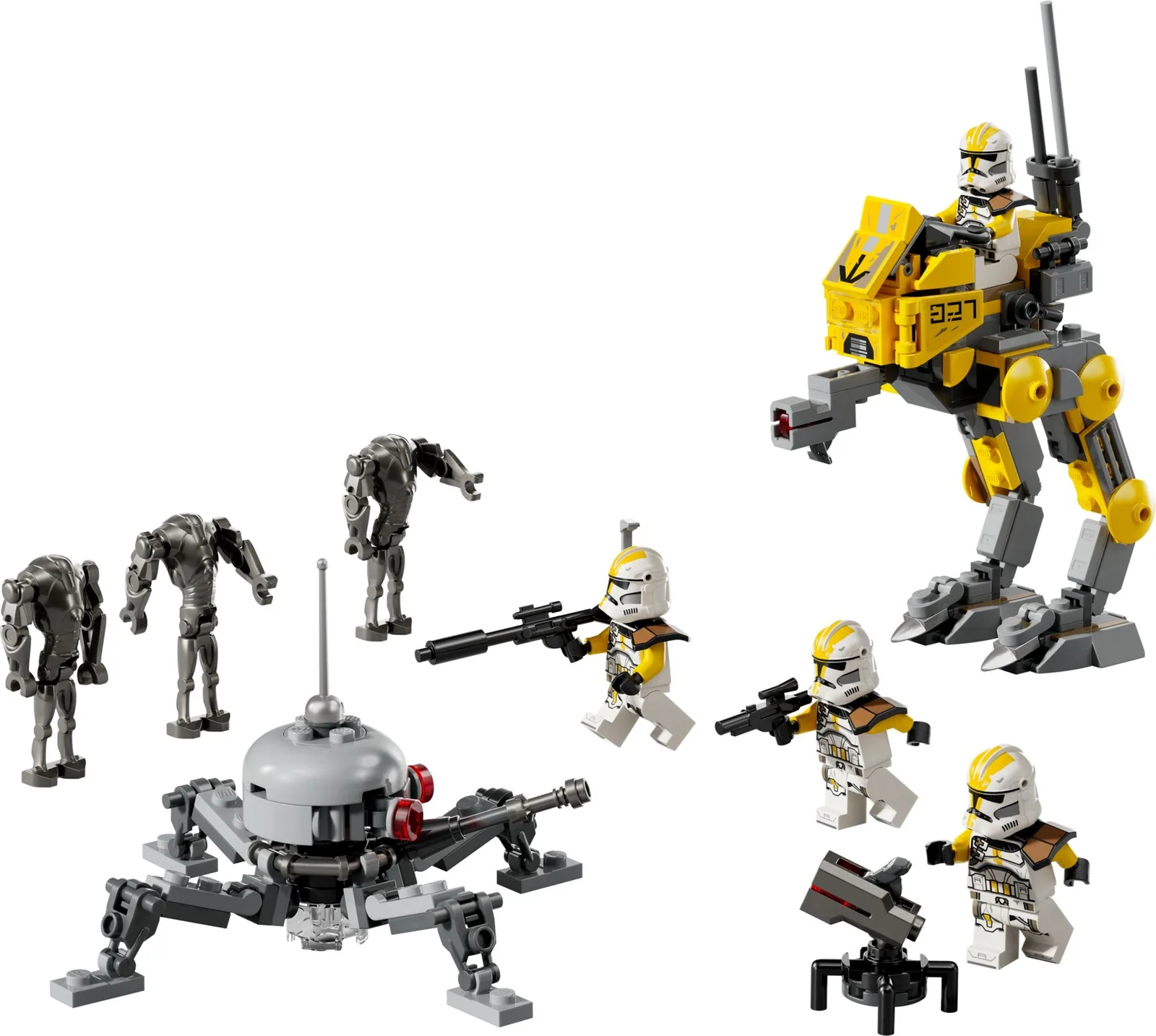 327th Star Corps Clone Troopers Battle Pack 75431, серия Star Wars, 258 деталей, 2025 год
