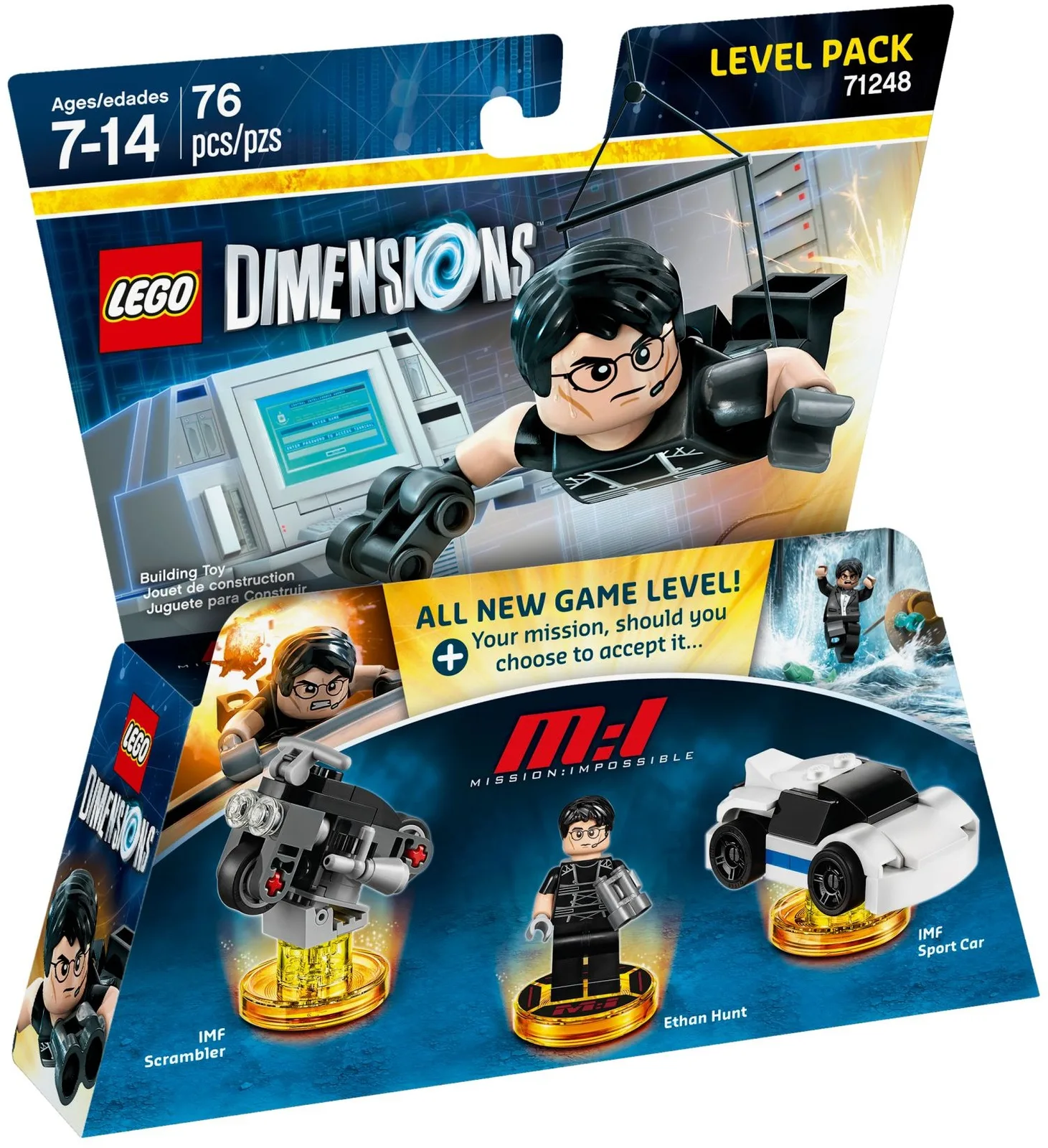 Mission: Impossible Level Pack 71248, серия Dimensions, 76 деталей, 2016 год