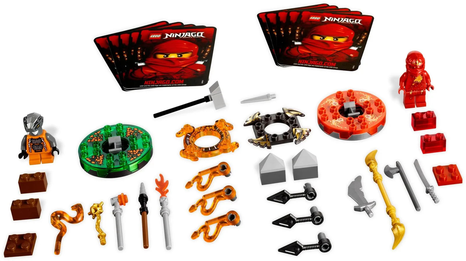 Weapon Pack 9591, серия Ninjago, 73 деталей, 2012 год