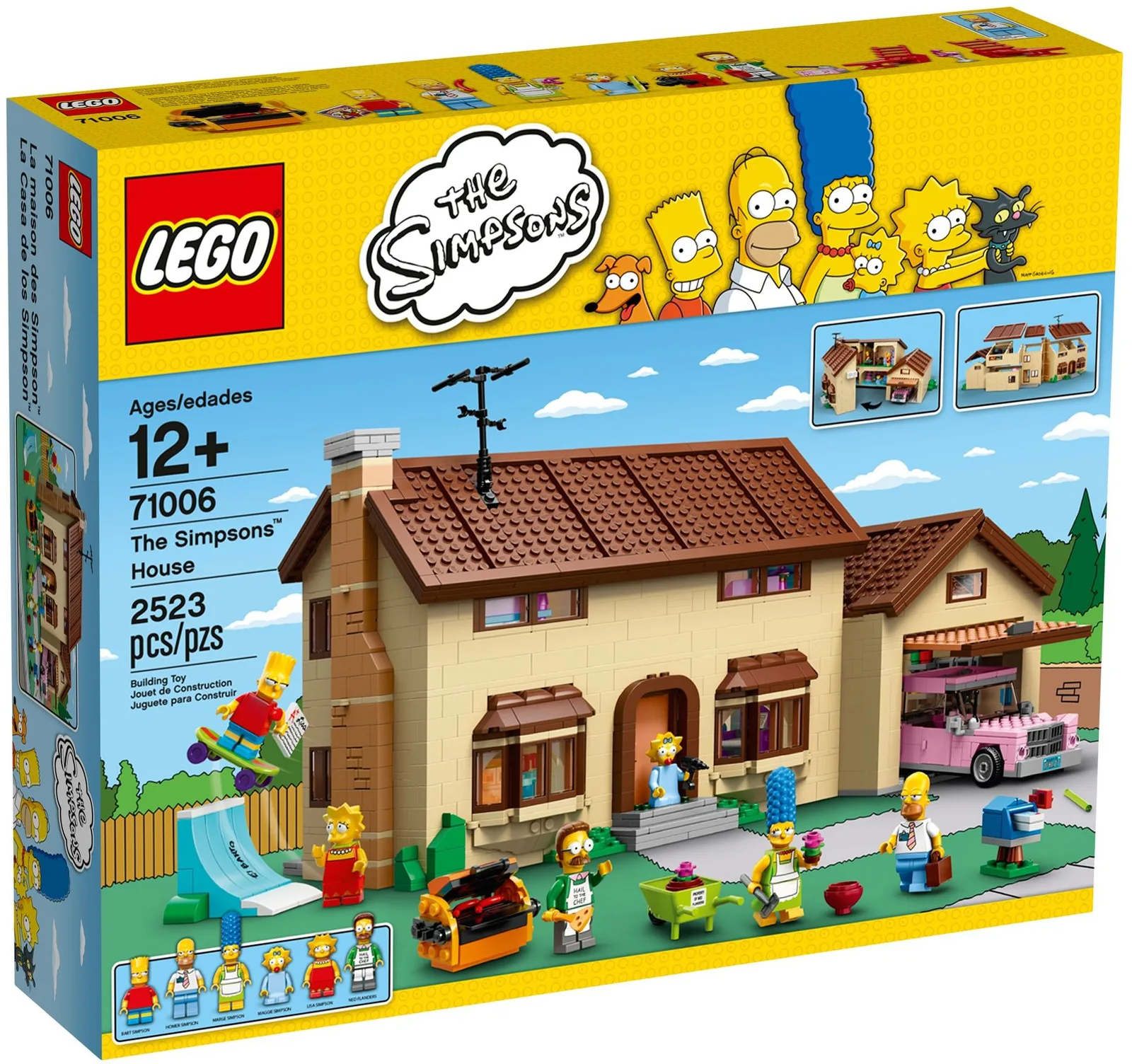 The Simpsons House 71006, серия The Simpsons, 2523 детали, 2014 год
